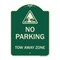 Signmission Tow Away Zone with Graphic Heavy-Gauge Aluminum Architectural Sign, 24" x 18", G-1824-22799 A-DES-G-1824-22799 - alternate 1